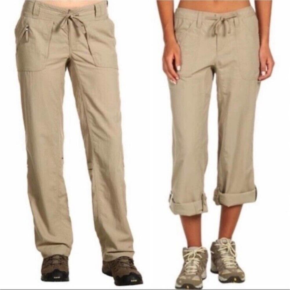 The North Face Women's Straight Leg Convertible Hiking Pants in Khaki